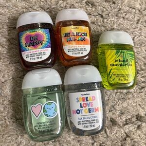 Bath & Body Works Pocketbac Hand Sanitizer Positivity Set of 5 **see description